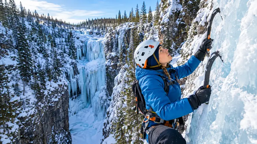 Ice Climbing in Korouoma Canyon
